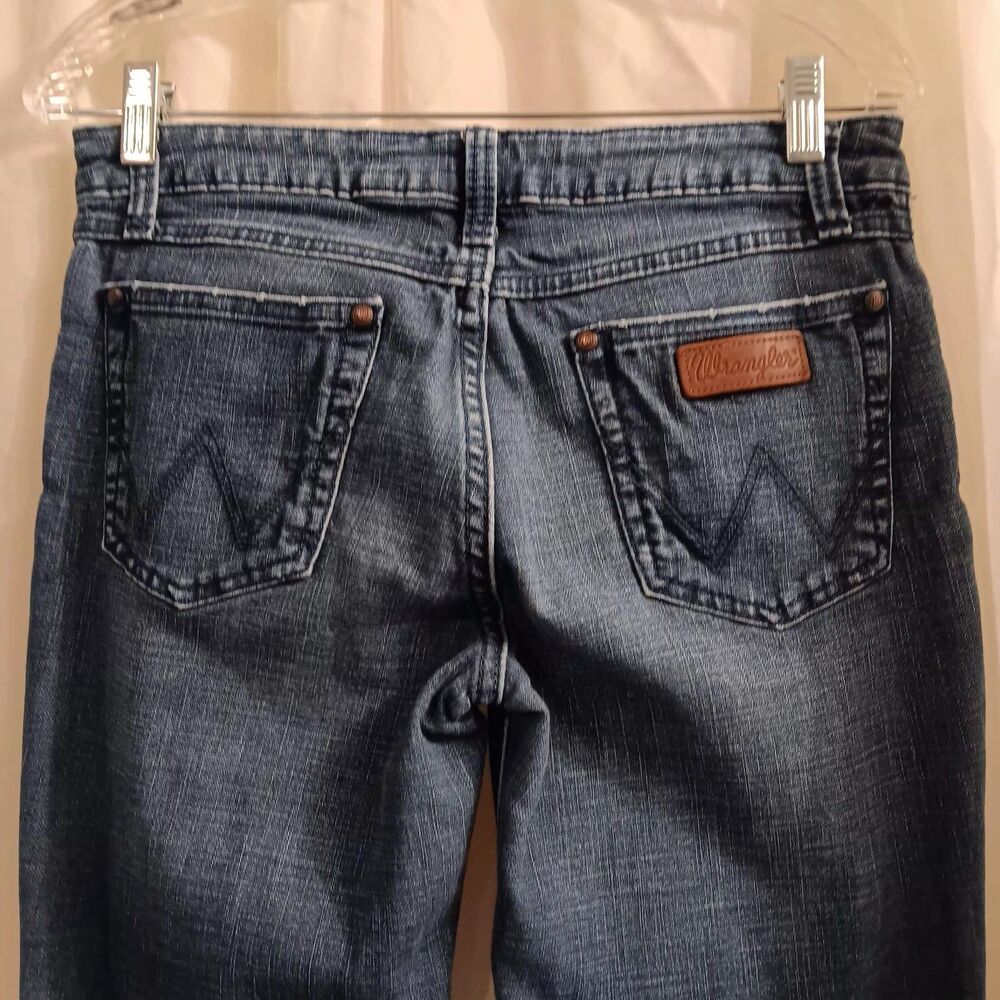 Women Sz 7 30x30 Wrangler Trouser Jean Western Festival Casualcore Stretch Rodeo